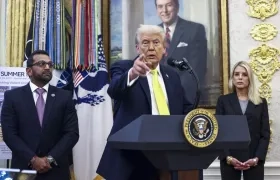 El presidente estadounidense, Donald Trump.