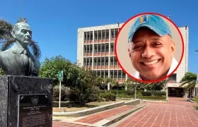 Universidad del Atlántico y Álvaro González (círculo). 