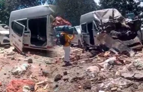 Ataque con cilindros este sábado en la Vía Panamericana, en el Cauca. 