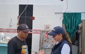 La Oficina de Gestión del Riesgo de Desastres realizó un censo a las familias afectadas. 