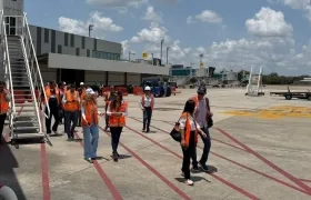 Visita de seguimiento de las obras en el Cortissoz.