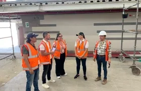Visita técnica a las obras en el aeropuerto Ernesto Cortissoz de Barranquilla.