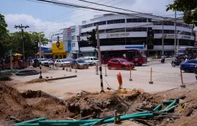 Tramo de la calle 72 con 43. 