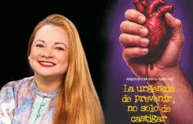 Alejandra Moreno Astwood y su obra 'La urgencia de prevenir, no solo de castigar’.