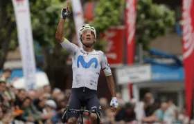Nairo Quintana dedicó su victoria al fallecido corredor Cristian Muñoz.