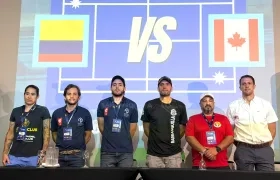 Acto de presentación de la Pádel América Cup.
