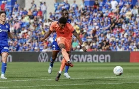 Acción en la que Marcus Rashford marcó el segundo gol del Barcelona 