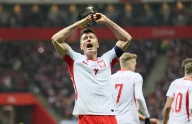 Robert Lewandowski, delantero y capitán de la selección de Polonia.