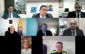 Aspecto de una de las audiencias de la Cortes Suprema contra Rodolfo Palomino. 