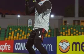 El uruguayo Mauro Silveira, portero titular del Junior. 