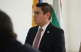El magistrado Cristian Quiroz, presidente del CNE.