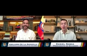 Abelardo De La Espriella y Daniel Noboa