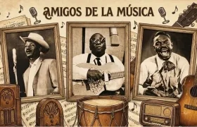 Imagen de los 'Amigos de la Música'.