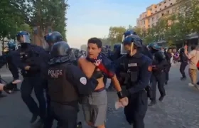 Arrestado por la policía francesa.