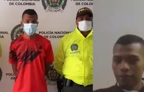 Julio César De la Hoz Román tras ser capturado y participar en las audiencias virtuales. 