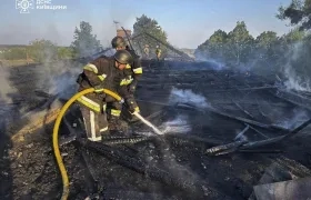 Ataque a una zona cercana a Kiev, capital de Ucrania.