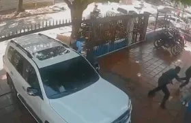 Momento del ataque.