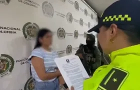  Capturada alias ‘Hilary’ o ‘La Llavera’.