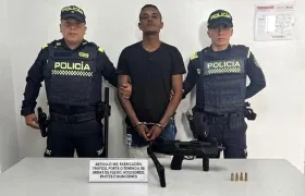 Jhon Bairon Sandoval, el capturado.