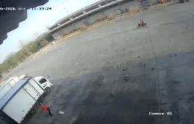 Momentos del accidente.
