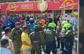 Balacera y capturas en el norte de Barranquilla