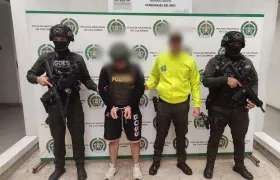 Uno de los capturados tras los operativos. 