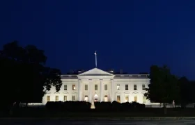 Aspecto de la Casa Blanca. 
