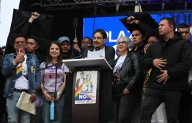 El candidato presidencial Iván Cepeda.