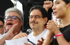 El candidato presidencial Iván Cepeda.