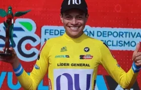 Ciclista Cristian Muñoz.