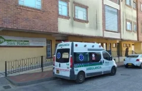 Clínica San Rafael de Sabanalarga, a donde fueron llevadas dos de las víctimas. 