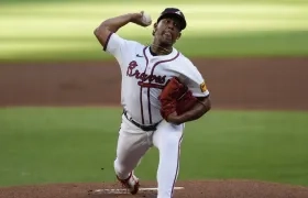Didier Fuentes, lanzador de los Bravos.