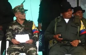 Alias 'Iván Mordisco' y alias 'Calarcá'. 