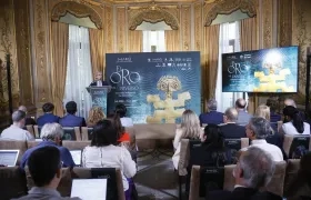 Lanzamiento de la exposición 'El oro y el universo. Saberes indígenas de Colombia', que se presentará en España.