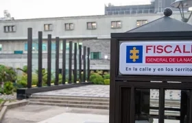 Fachada de la Fiscalía General de la Nación, en Bogotá. 