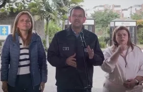 Funcionarios del CTI de la Fiscalía. 