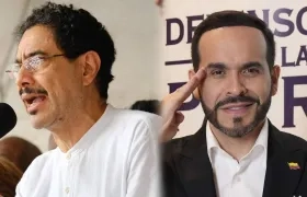 Iván Cepeda y Abelardo De La Espriella.