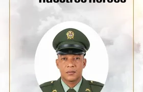 El patrullero José Fernando Erazo Quintana.