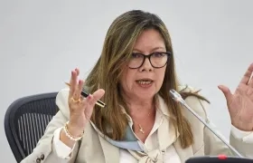 La Fiscal General, Luz Adriana Camargo.