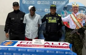 Leyner Johan Altamar Cabrera, el capturado, y Danilo Andrés Ramírez Barrios, la víctima mortal.