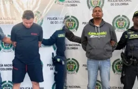 Los capturados por la Policía.