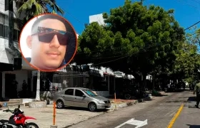 Argenis Andrés Bonett Carmona, el guarda muerto en la balacera frente a la empresa de seguridad Atenas. 