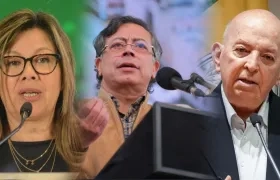 Luz Adriana Camargo, Gustavo Petro y Otty Patiño