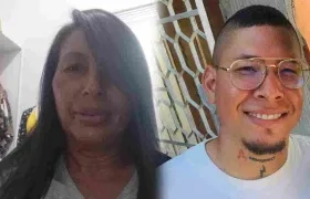 Rosa Beatriz Mora Pérez y  Dandeny David Vallejo Mora.