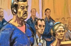 Nicolás Maduro durante una audiencia.