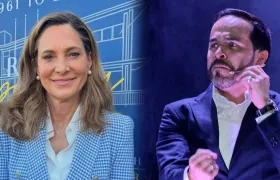 María Elvira Salazar y Abelardo De La Espriella.