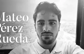 Mateo Pérez Rueda, director de la revista local El Confidente. 