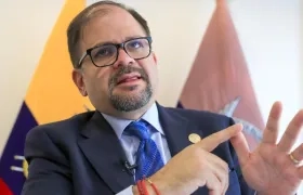 El ministro del Interior de Ecuador, John Reimberg. 