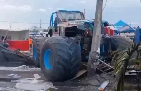 El vehículo que ocasionó la tragedia.
