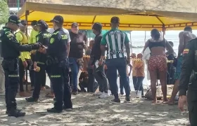 Lugar donde fue encontrado el cuerpo del adolescente.